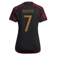Camisa de Futebol Alemanha Kai Havertz #7 Equipamento Secundário Mulheres Mundo 2022 Manga Curta